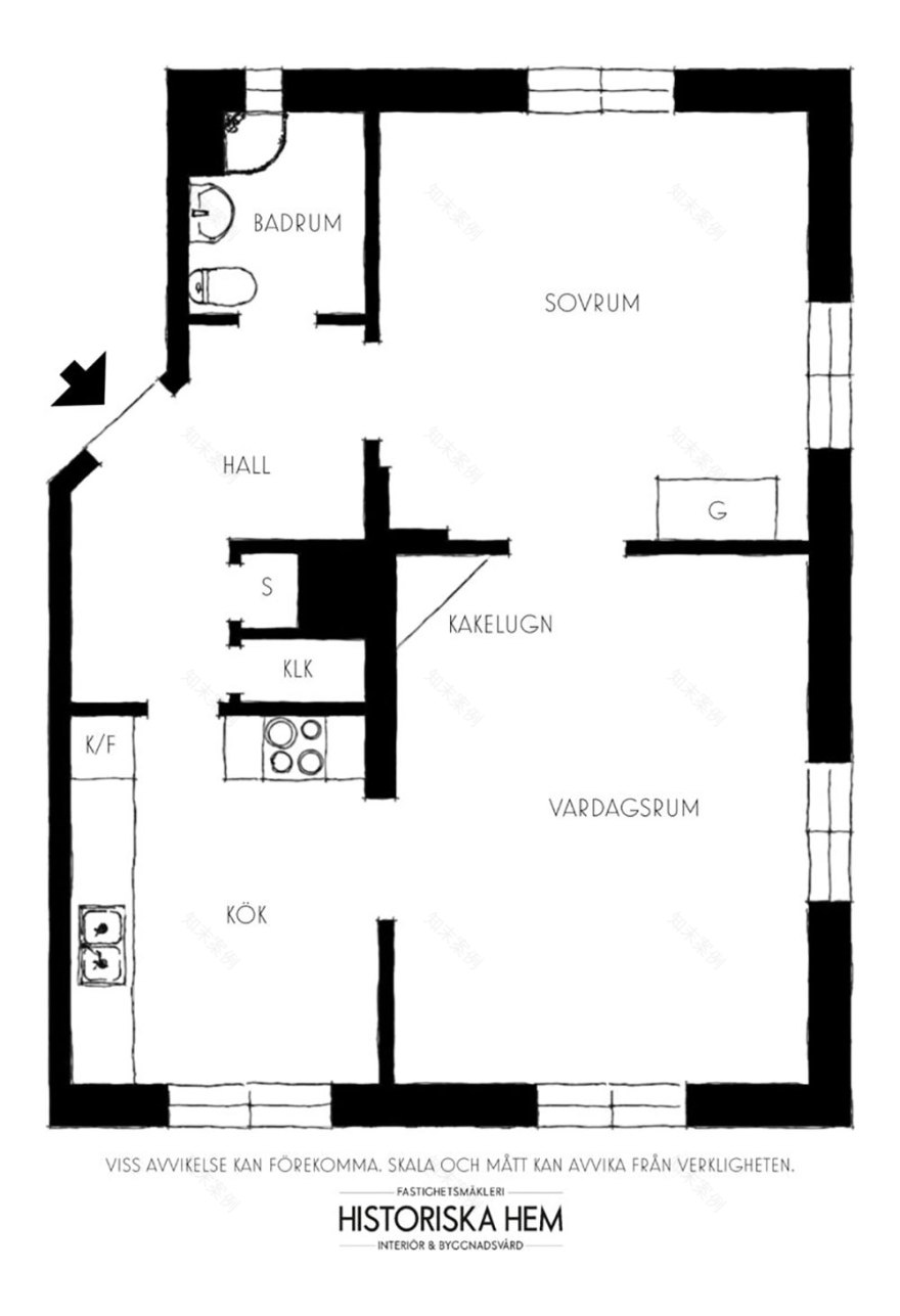 斯德哥尔摩巧克力主题小公寓设计-26