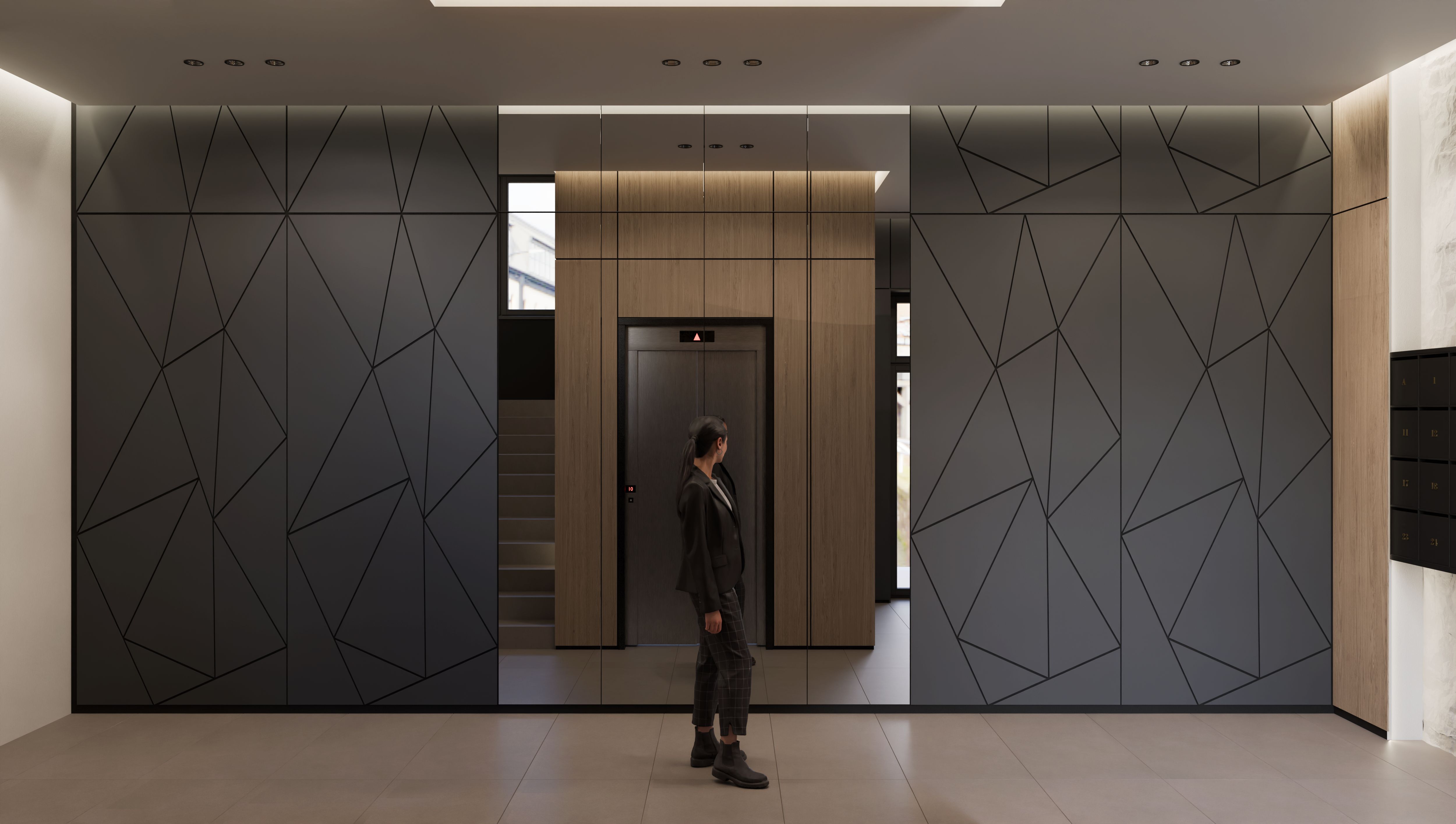 某住宅综合体入口及公共区域设计-20