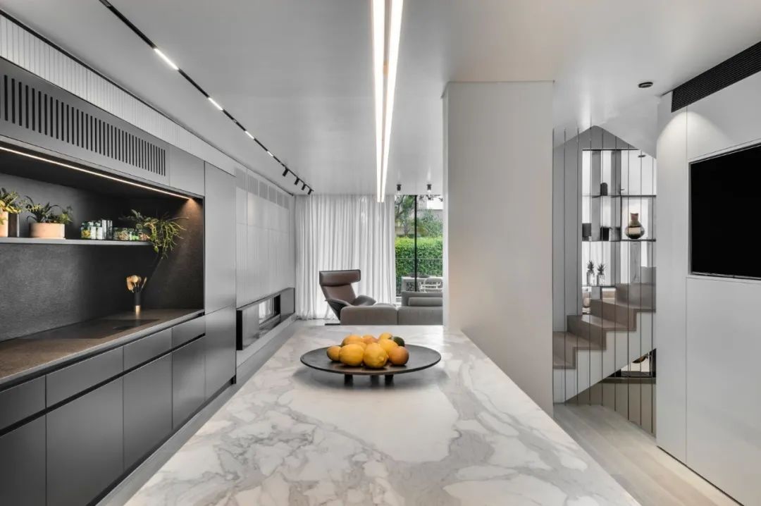 Aviram Kushmirski 打造轻奢风空间，黑白色调与实木地板的完美搭配-17