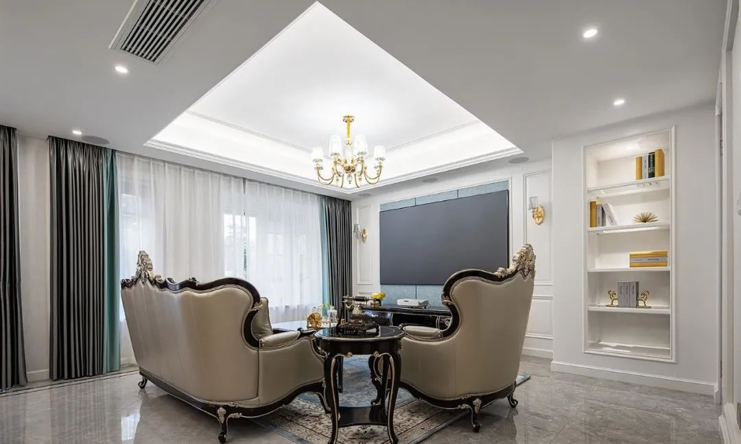 160㎡美式轻奢别墅,温馨空间与高效利用的完美结合-8