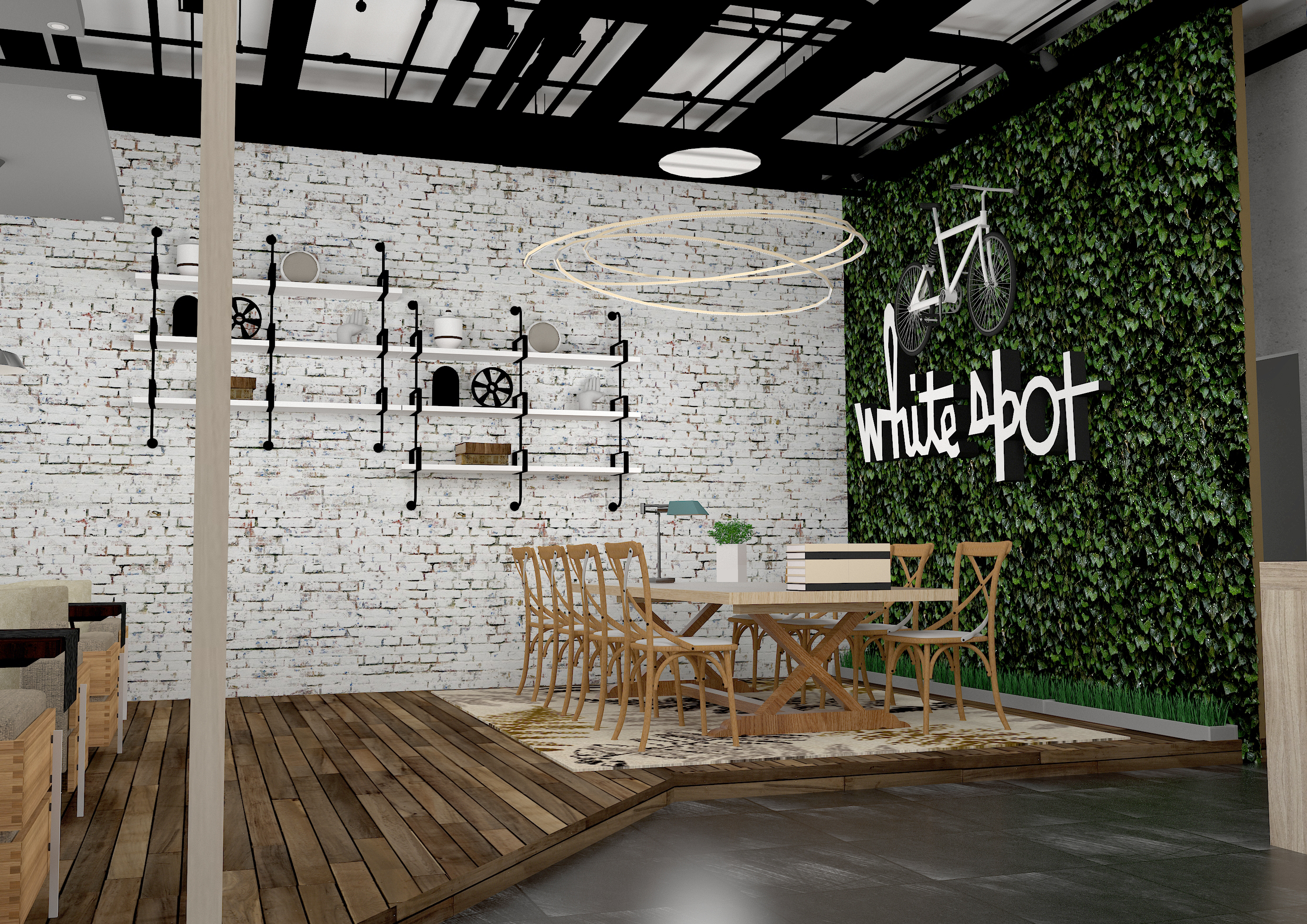 南京良食吉日餐饮空间设计-1