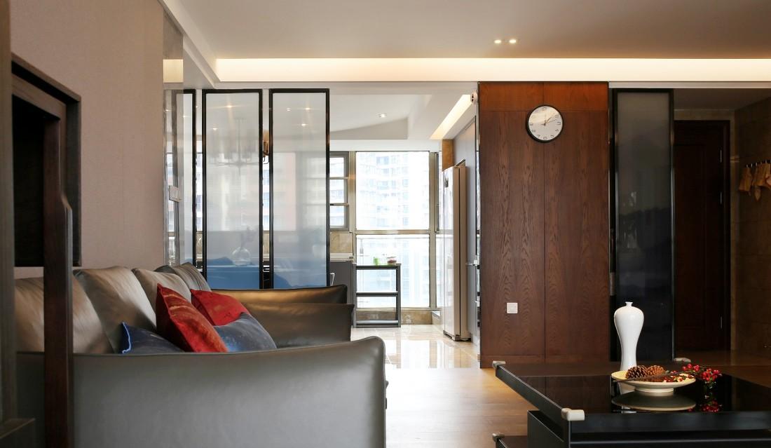 打造中式现代之家 | 水墨画、绿意与实用设计的完美融合-11