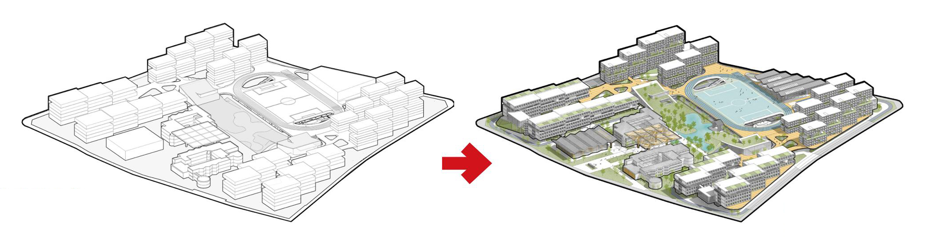 同济院竞赛第二名方案：重庆市八中科学城中学校（改扩建）-18