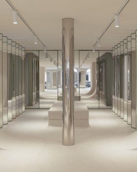 Courrèges 历史旗舰店室内设计丨法国巴黎丨Bernard Dubois Architects