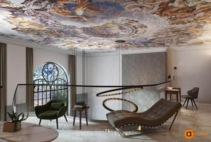 Очарование прошлого и чувство настоящего. Фреска - Art-i-chok-15