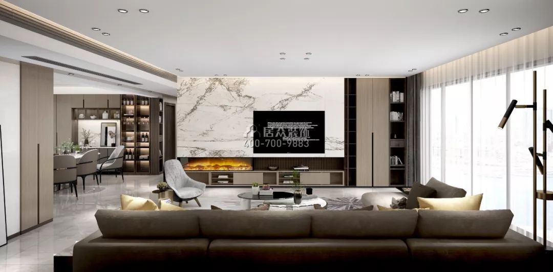 居众案例｜190㎡现代轻奢，给你意想不到的高级感！-14