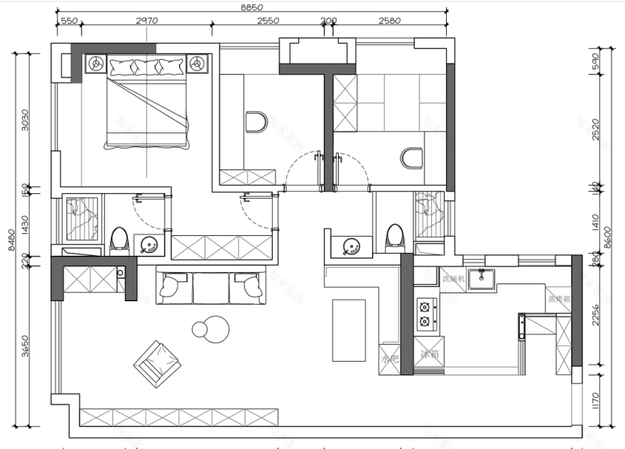 90 后平层家居设计-2