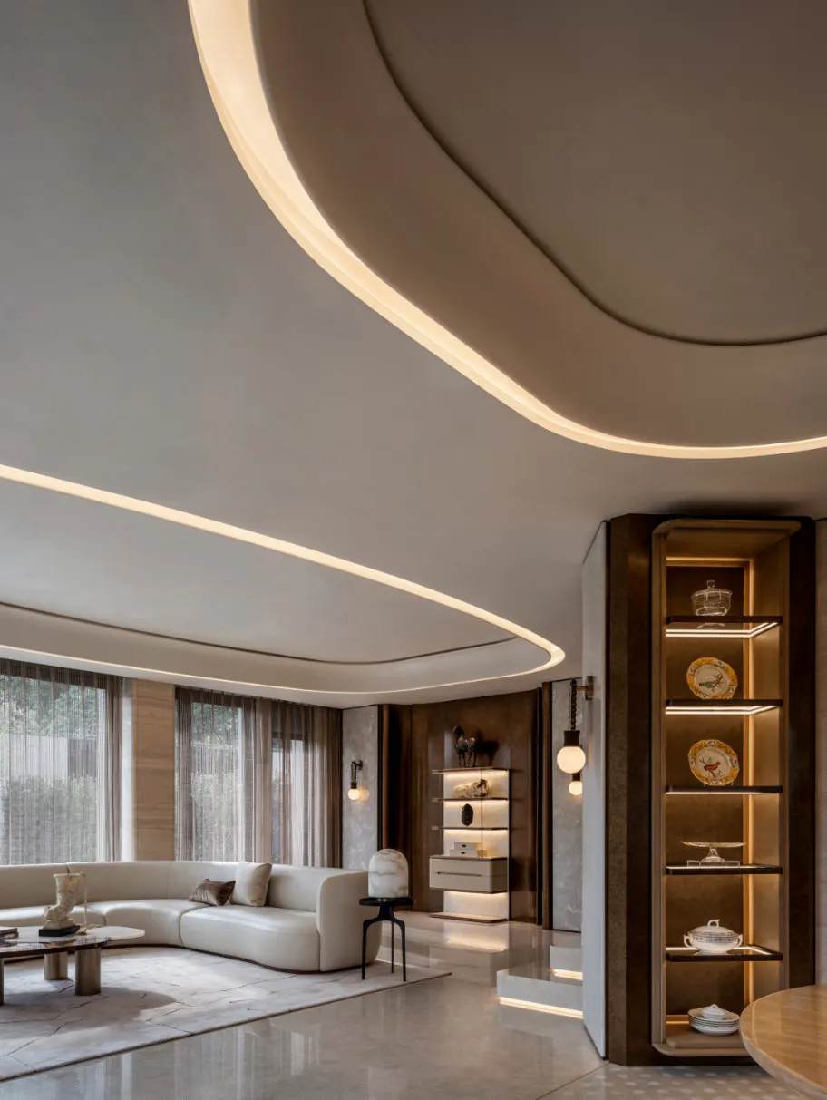 杭州391㎡现代简奢，丝滑得不像样板间！-17