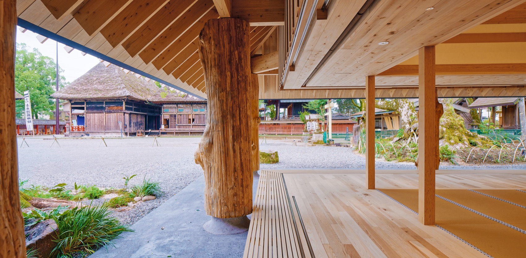 青井の杜国宝纪念馆丨日本丨隈研吾建筑都市设计事务所-15