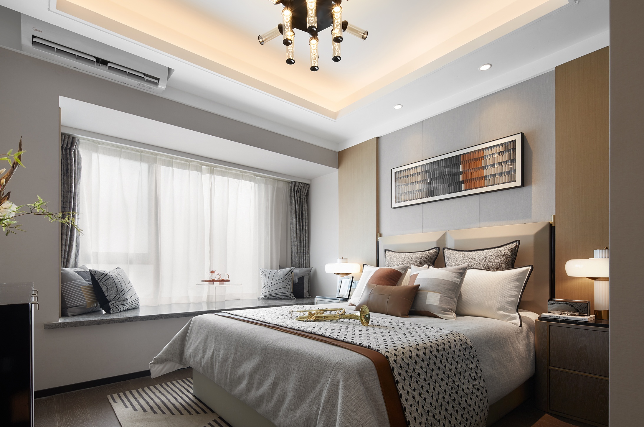 安阳云顶样板间丨中国安阳丨石间设计-26