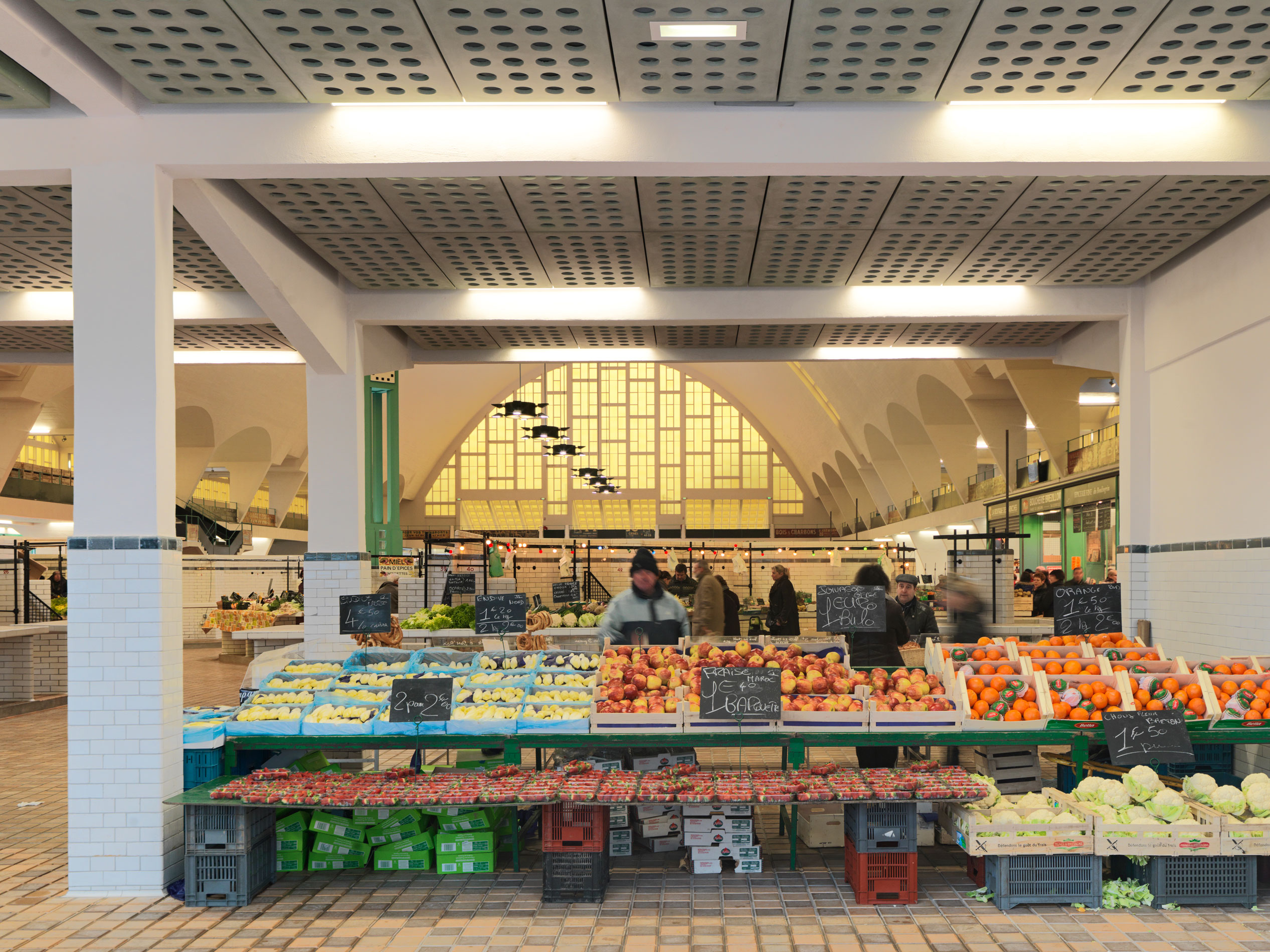 修复的宝灵格林覆盖市场丨法国丨Chatillon Architectes-12