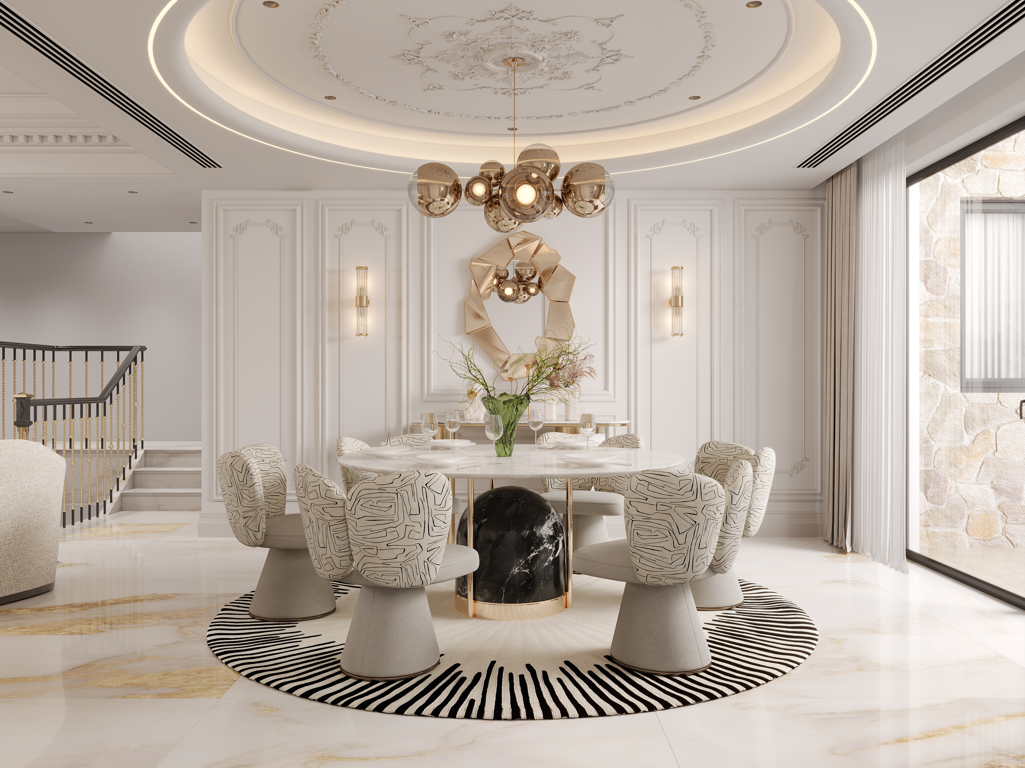 奢华简欧，AI不可能替代效果图行业-1