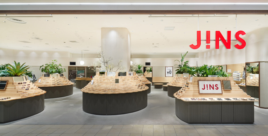 JINS 难波公园店室内设计丨日本大阪丨KOMPAS 事务所-7
