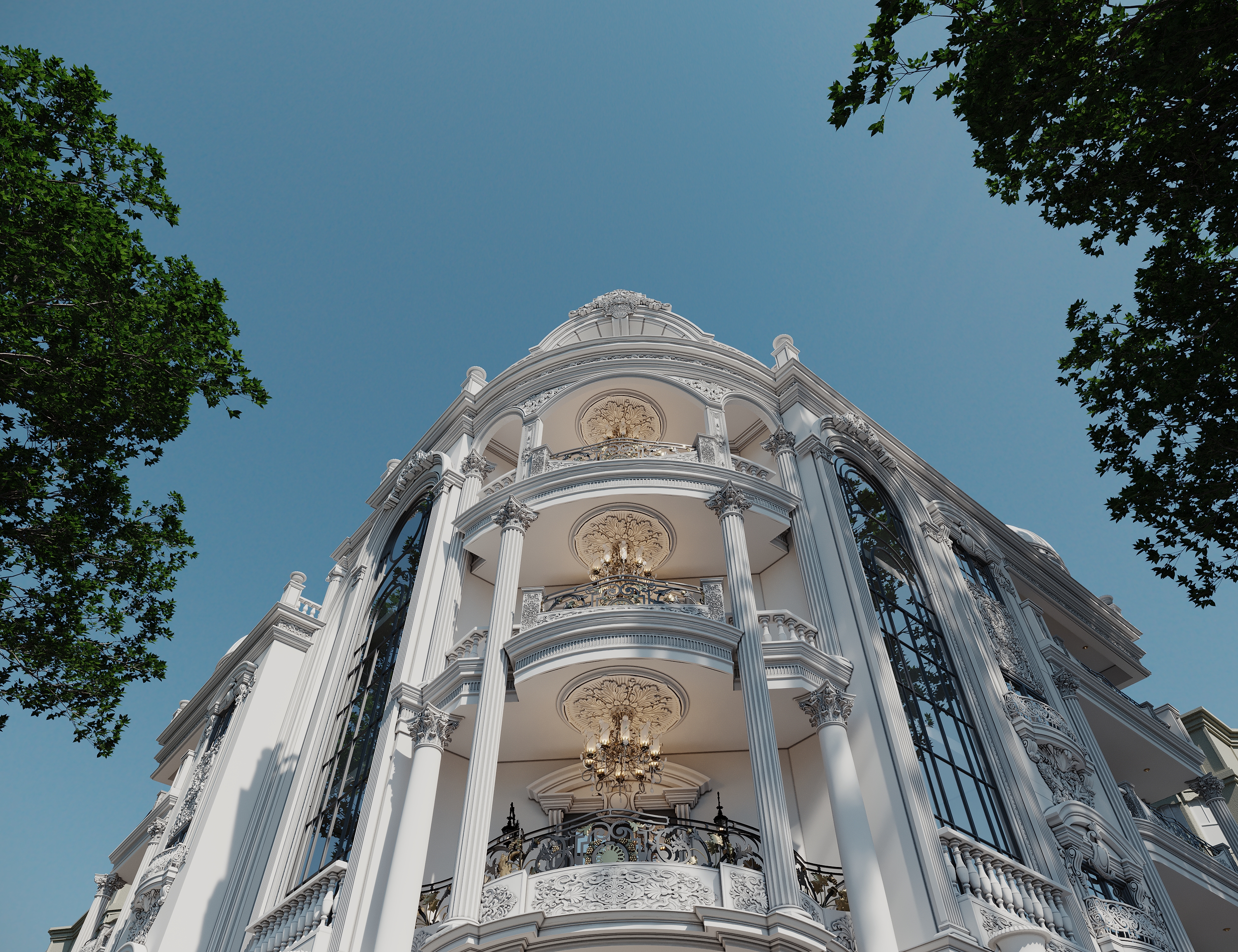 AL  Haram经典住宅建筑设计及外立面设计-4