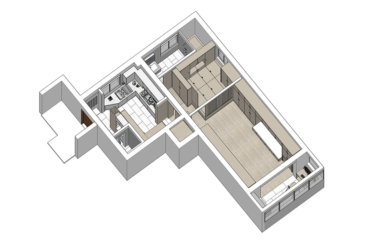 空间的光明，一对盲童家庭的生活改造-29