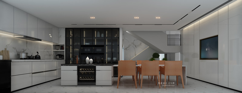 江阴长江国际现代极简别墅设计-15