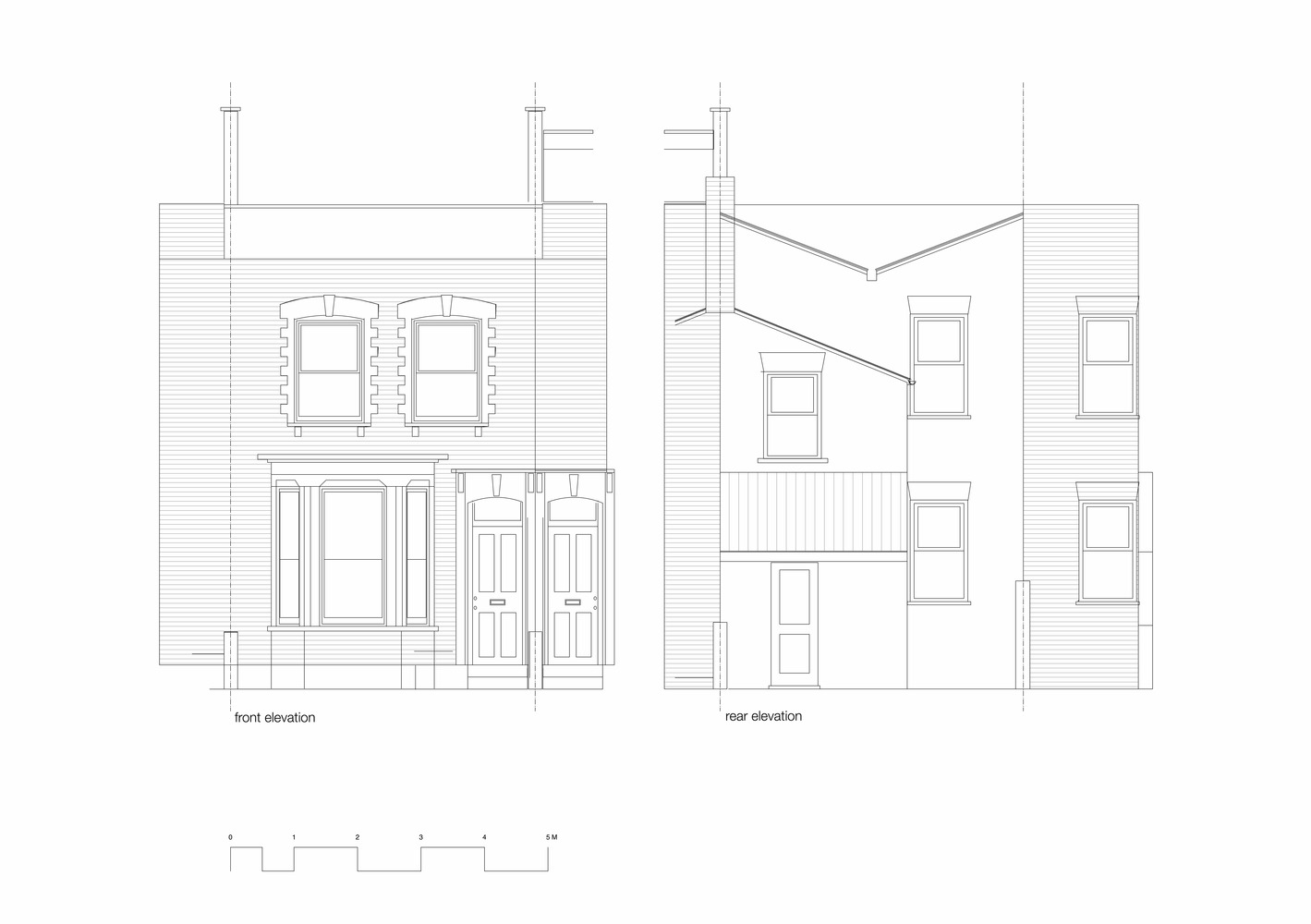 伦敦北区“蝴蝶屋顶”现代住宅设计-56