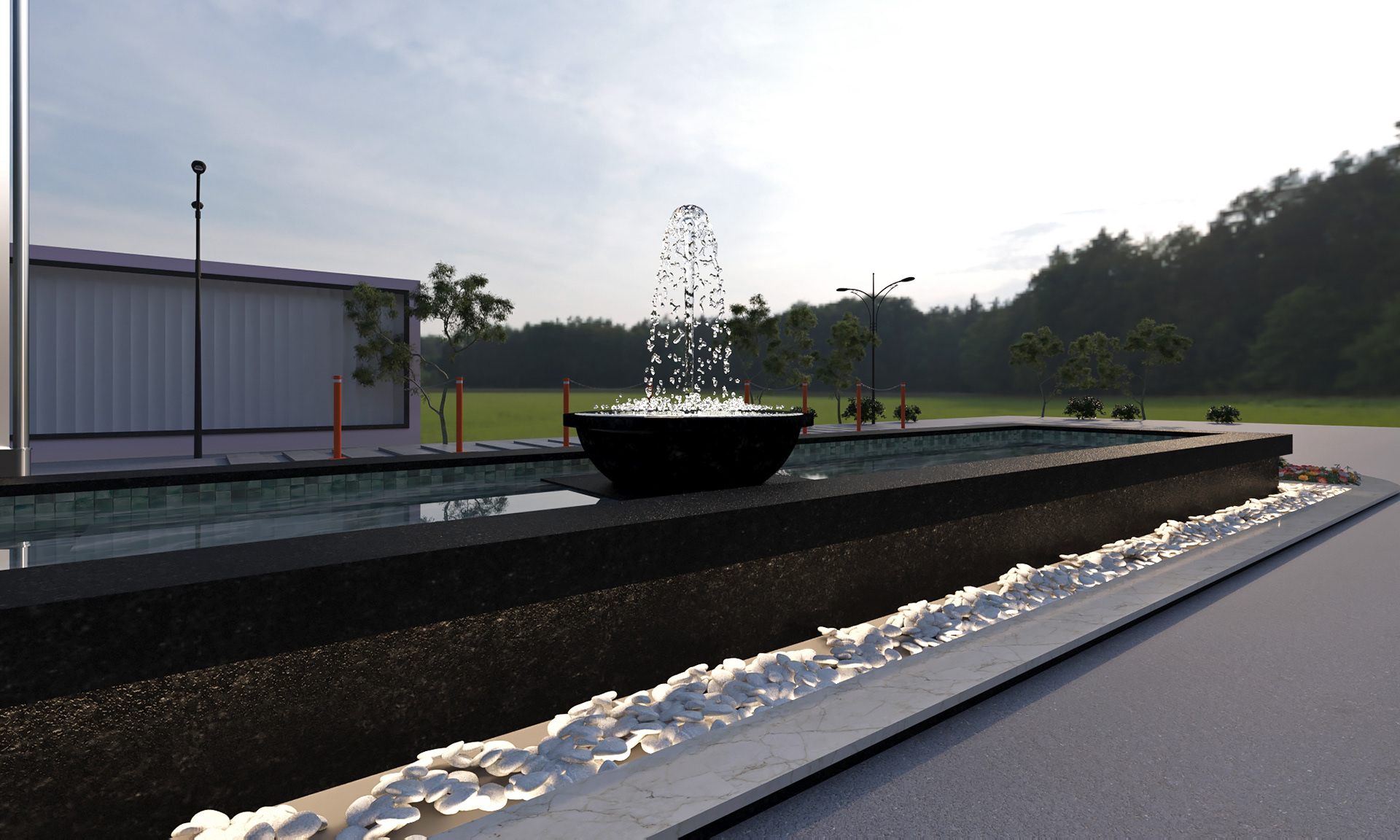 Parsian Esteghlal Int Hotel 喷泉池设计丨伊朗德黑兰丨AEonic Design-4