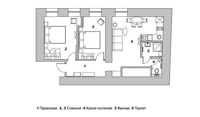 圣彼得堡56㎡公寓式酒店丨俄罗斯圣彼得堡丨El Born工作室（伊利亚·古良采夫,叶卡捷琳娜·阿拉吉奇）-14