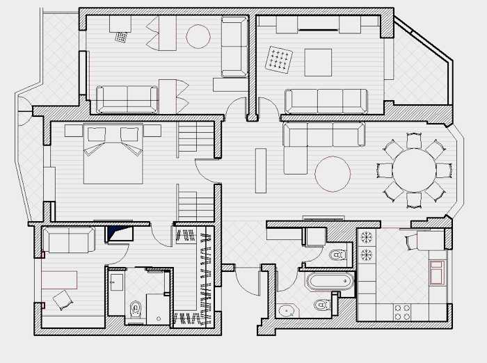 莫斯科 115㎡时尚公寓设计，年轻家庭现代宽敞家居典范-17