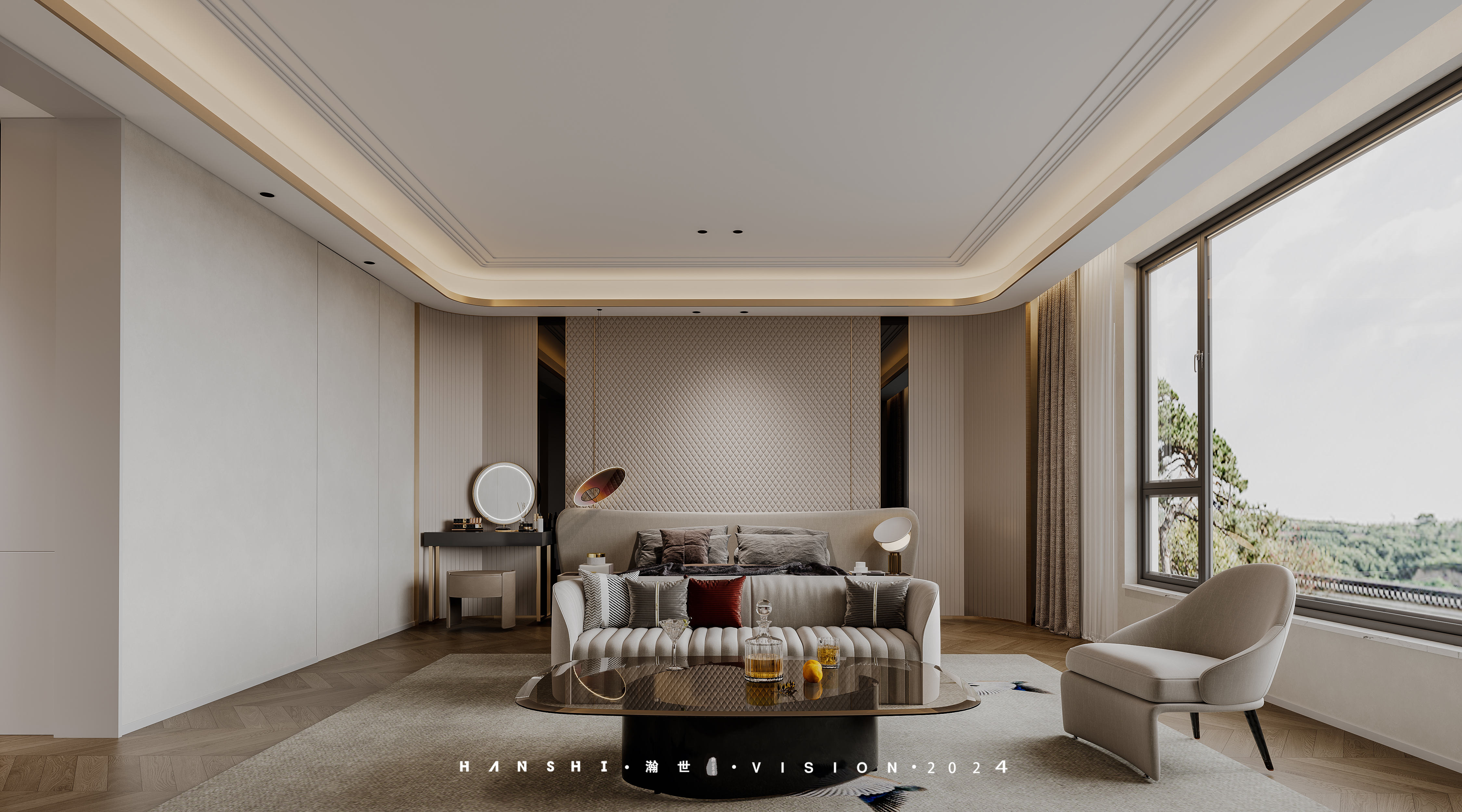 卧室渲染-瀚世表现-1