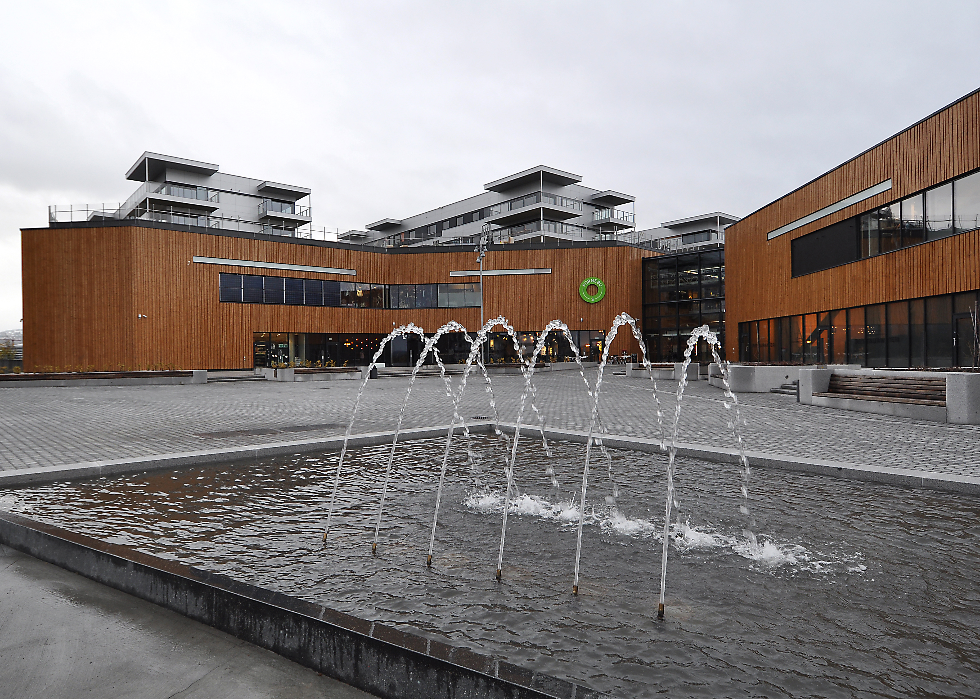 挪威 Fornebu S 环保购物住宅中心-26