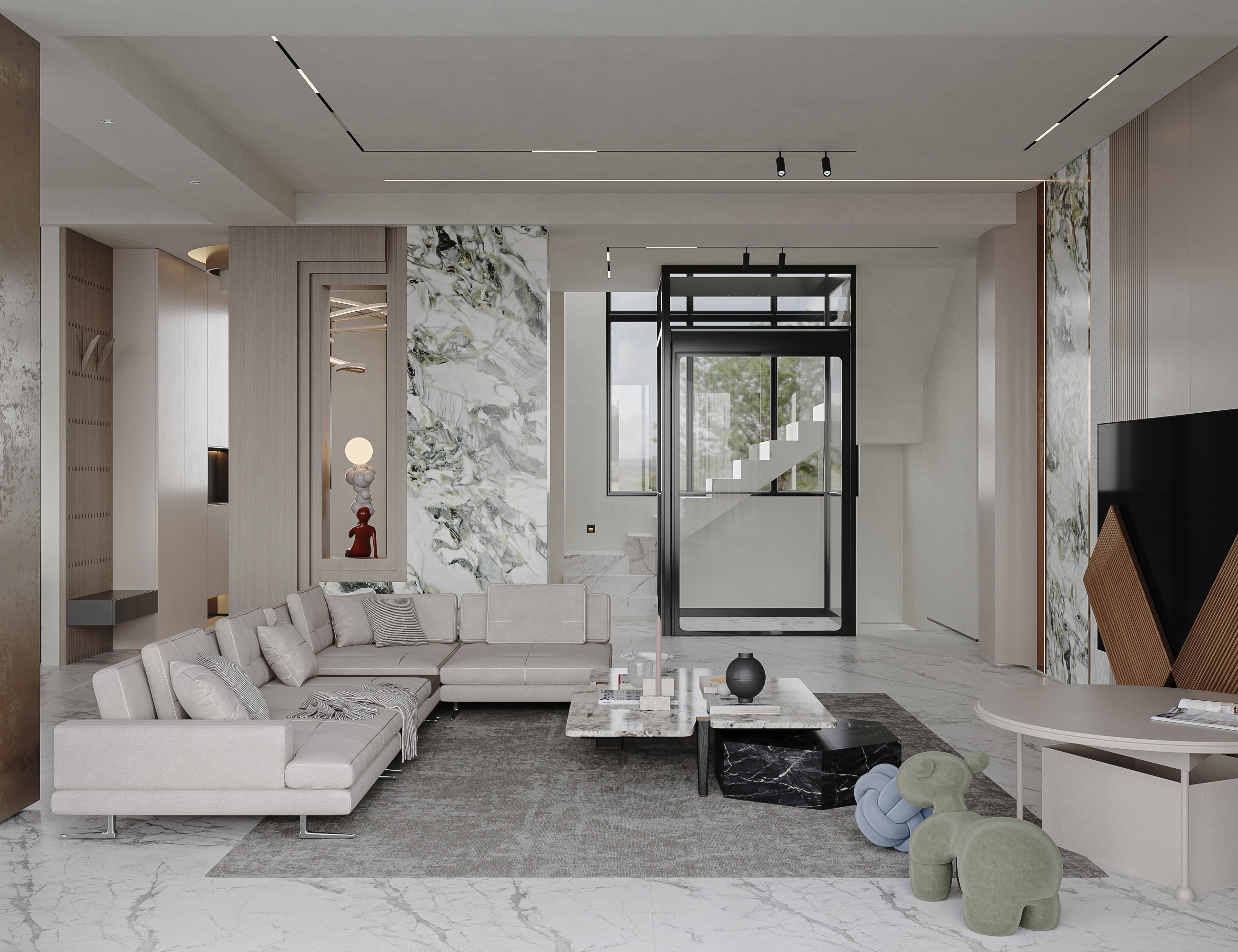 现代轻奢 豪宅别墅-9