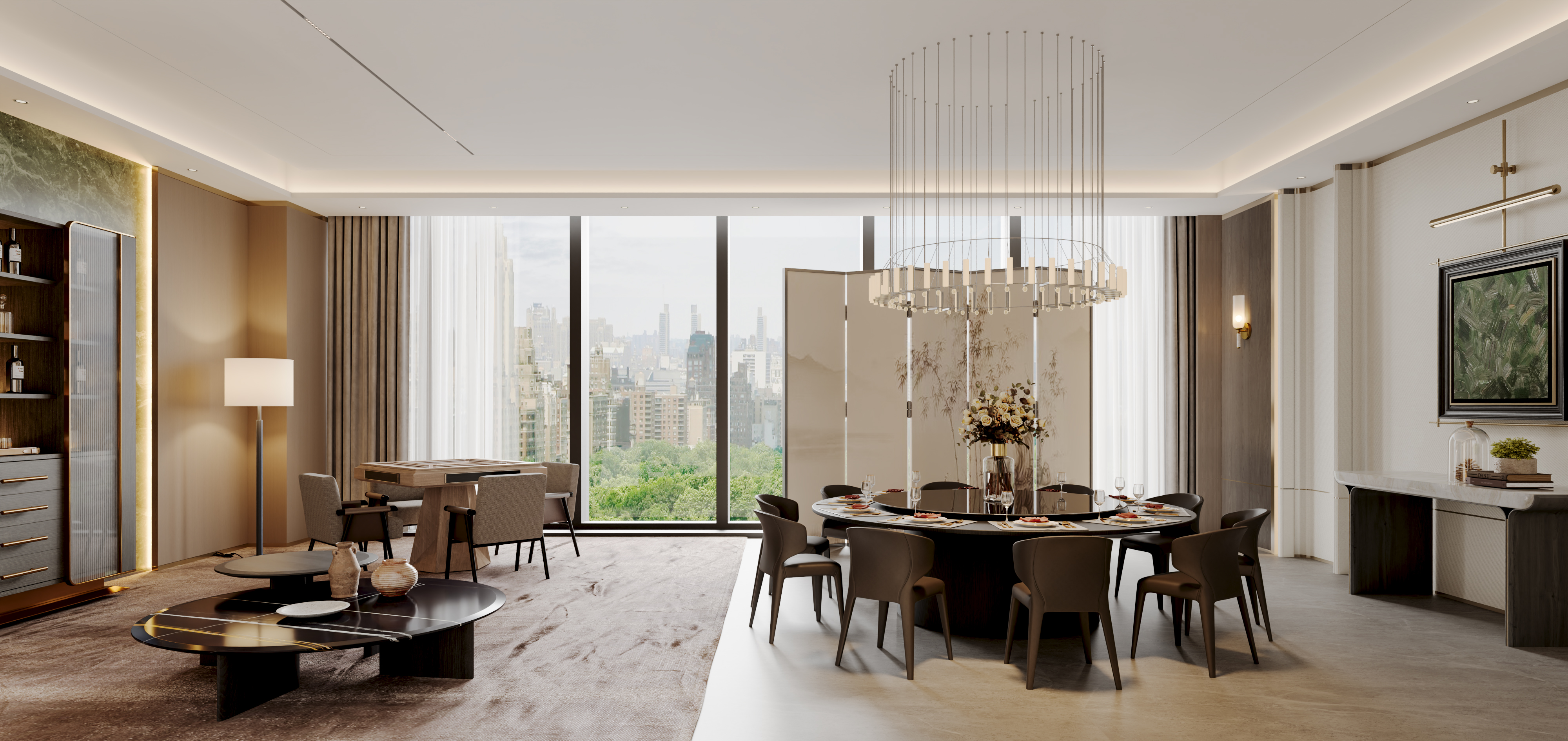 高端工装会所渲染-3