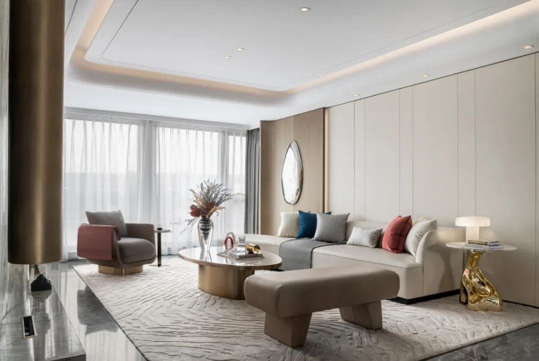 幻光之境 · 沈阳华润荣华府顶层 140 户型样板房设计丨中国沈阳丨万景百年室内设计-9