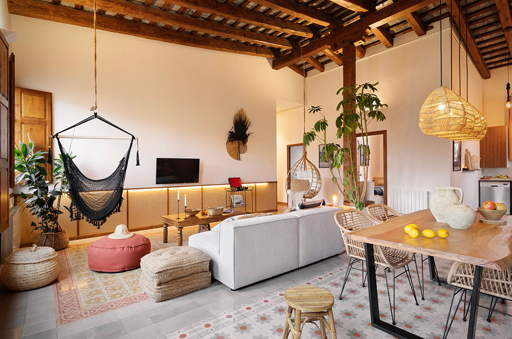 巴塞罗那市中心的异域风情公寓-8