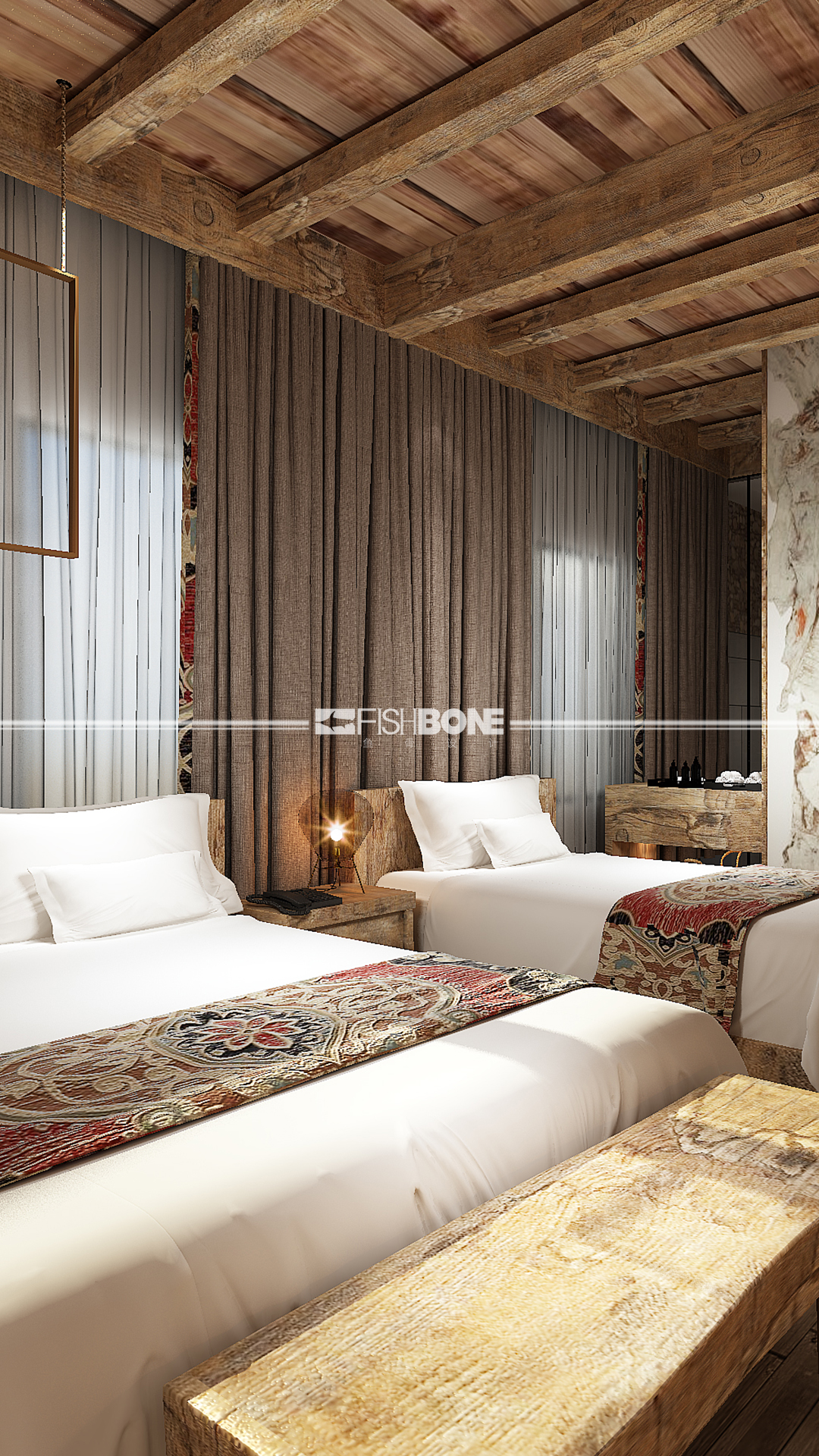 香格里拉云时仕锦酒店丨鱼骨设计-64