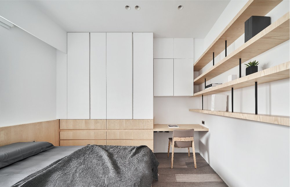 不定义空间的多功能小宅，62㎡旧房改造 | 虫点子新作-65