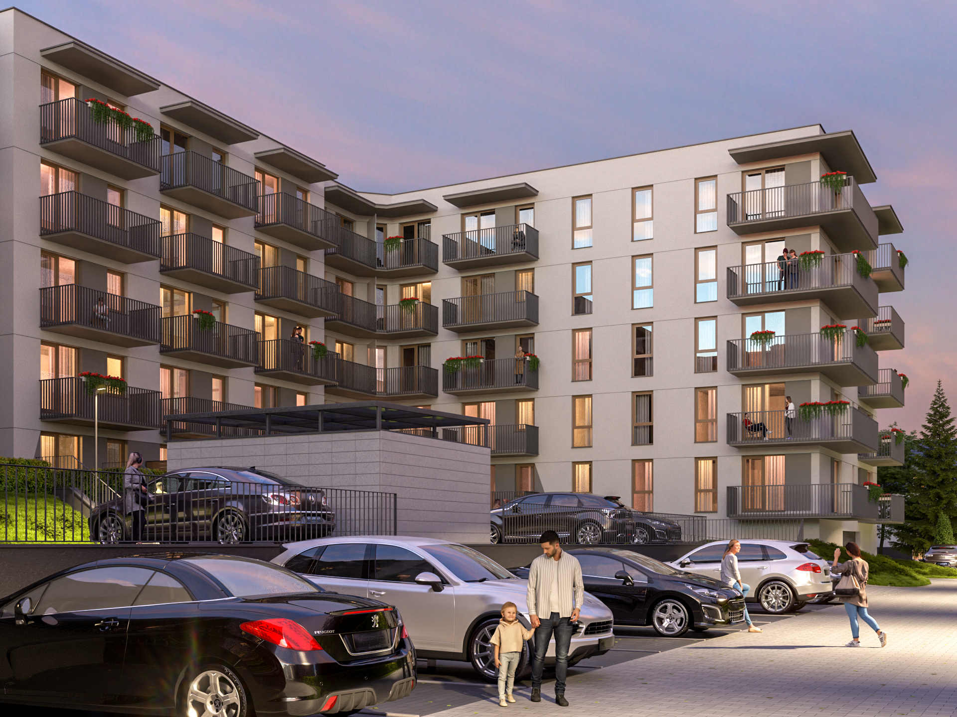 波兰克拉科夫公寓楼建筑可视化项目-5