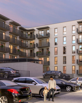 波兰克拉科夫公寓楼建筑可视化项目