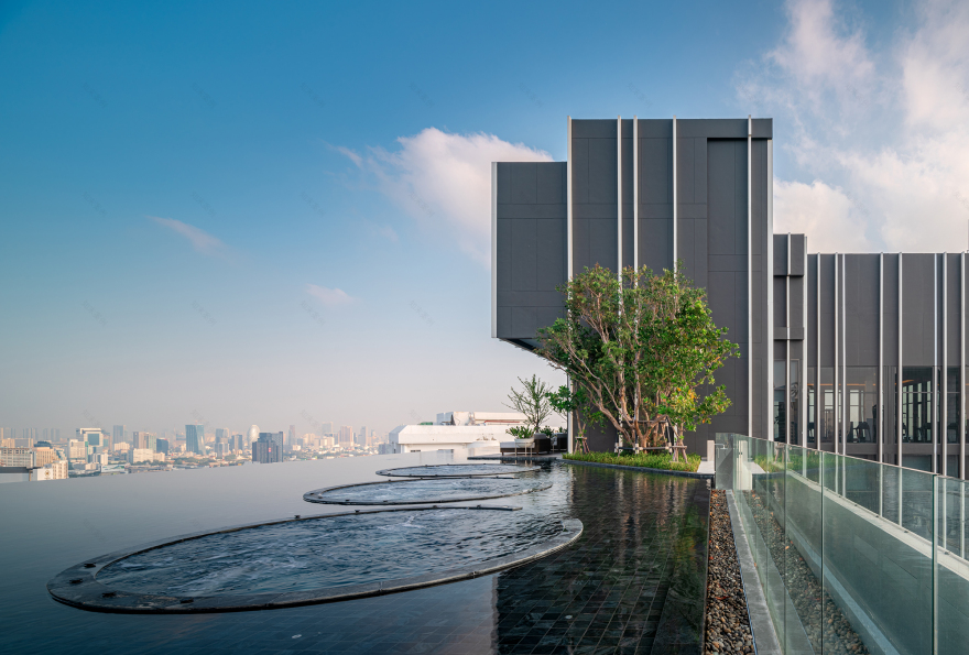 泰国曼谷高层住宅区景观-41