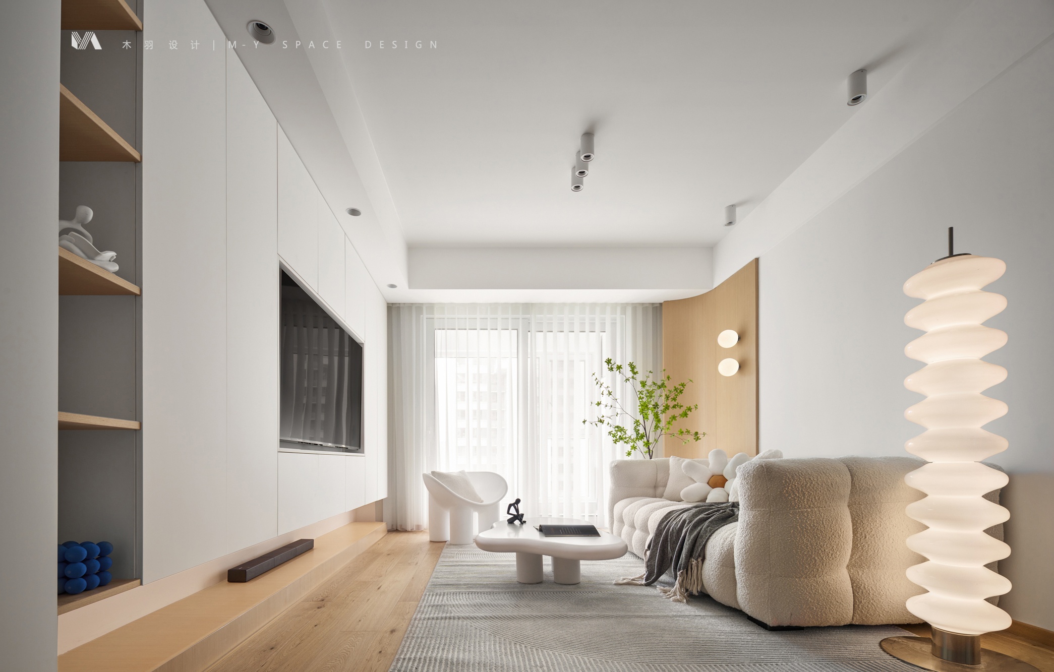 112㎡简约原木风平层设计-19