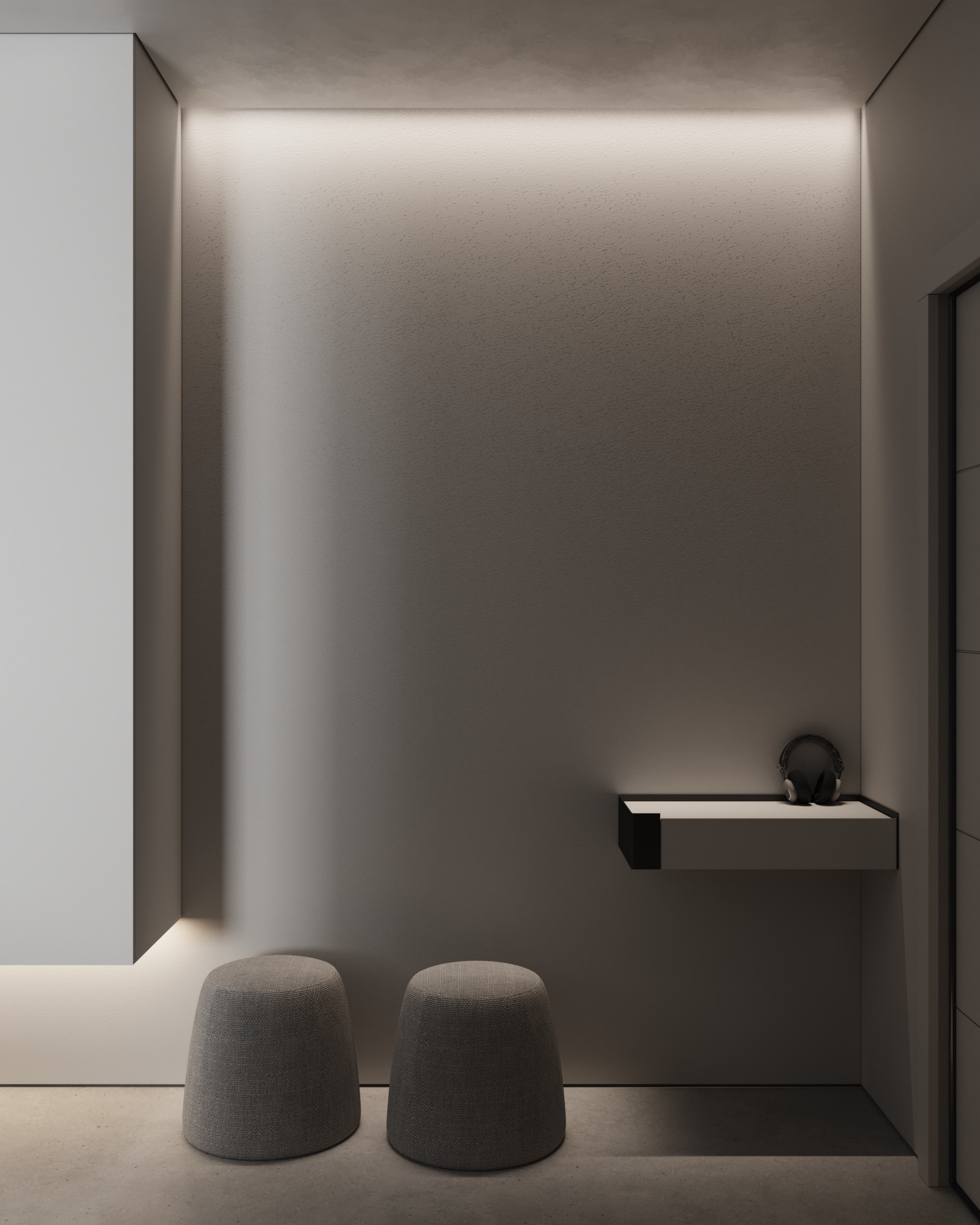 高级灰色系公寓设计-0