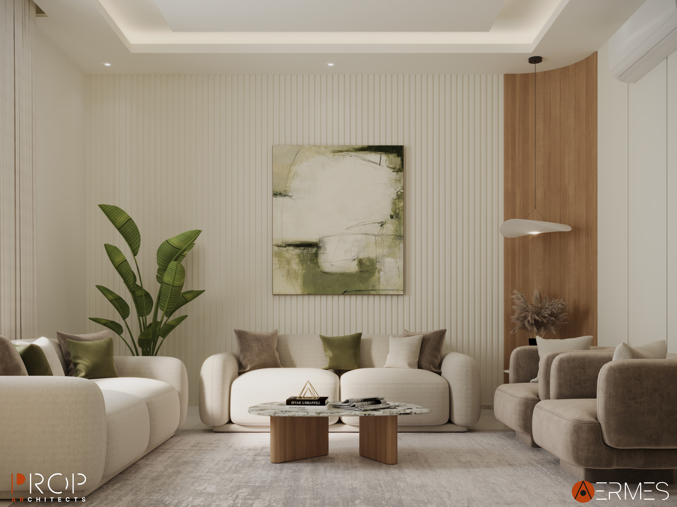 现代室内装饰；现代室内设计（注：这里室内装饰和室内设计在不同语境都可能对应，若仅从MODERN INTERIORS本身，现代室内设计更宽泛常用些）

如果严格按单一结果要求，这里取：现代室内设计 丨沙特阿拉伯丨PROP & AERMES ARCHITECTS-15