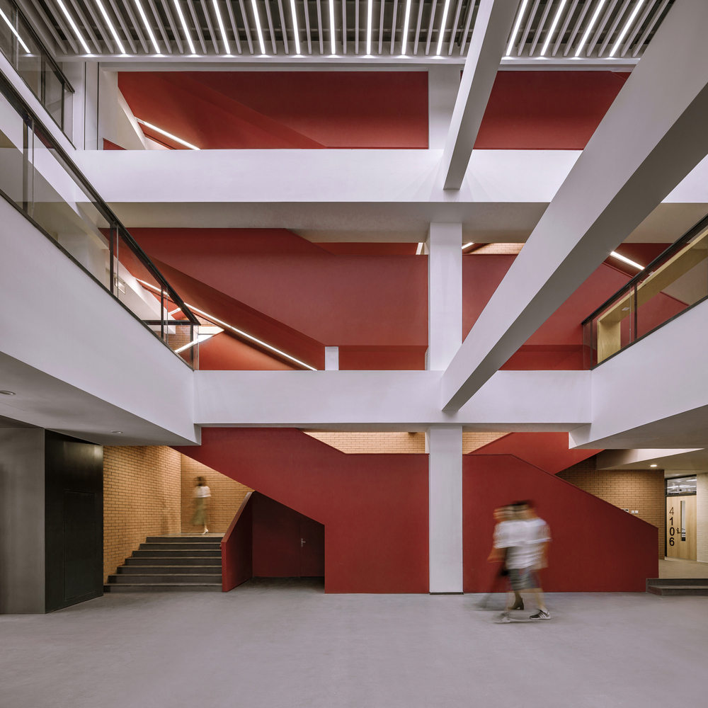 清华第四教学楼室内重建 · 开放式学习空间的营造-9