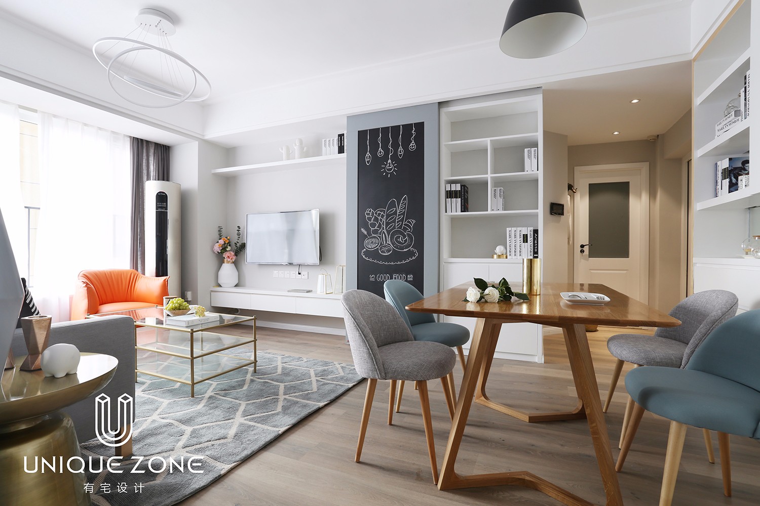 《晚风》舒适宅设计 | 格局优化，色彩搭配，储物空间-18