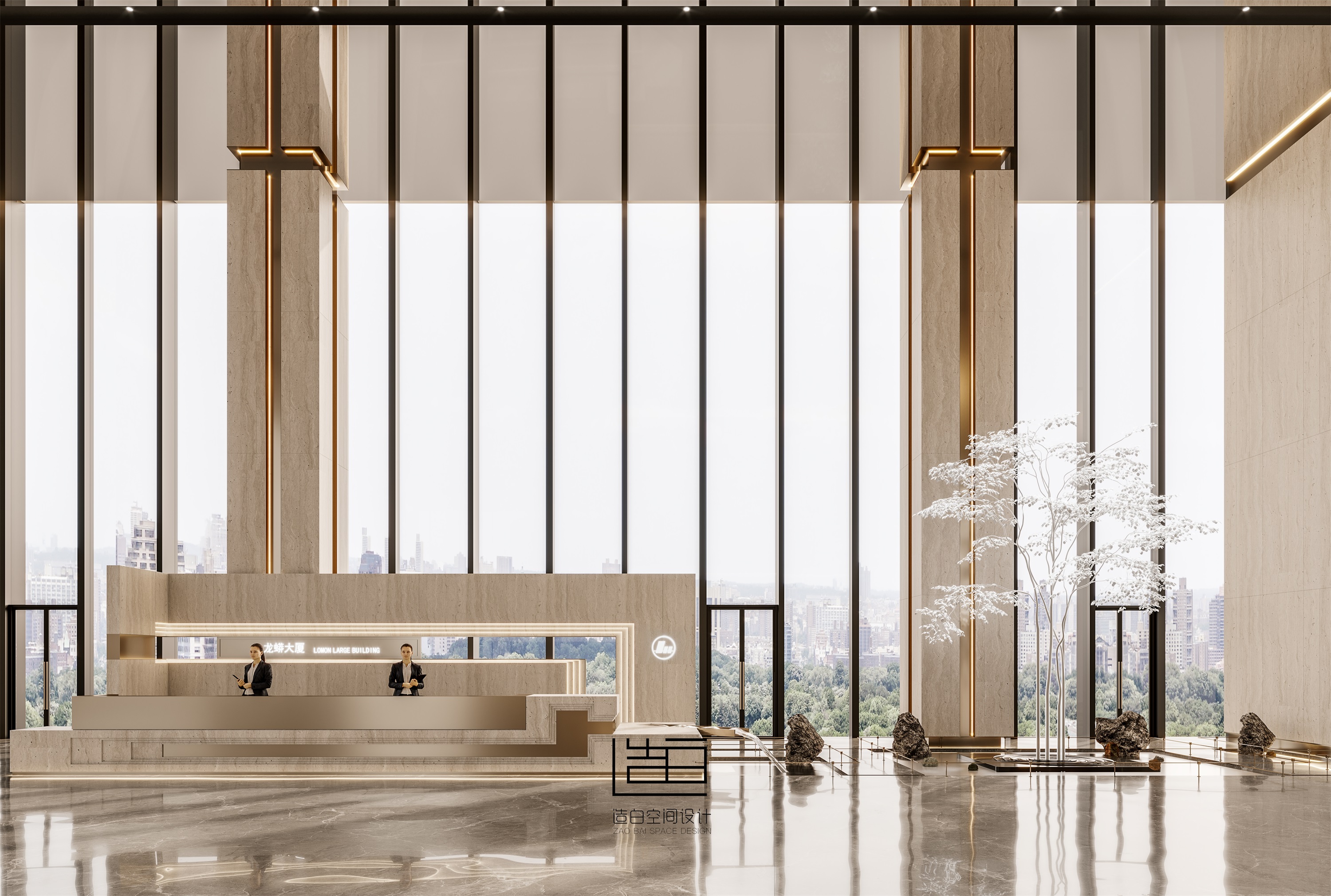 招商办公设计表现丨中国温州丨四川成都造白空间设计有限公司,四川欣闻装饰工程有限公司-22