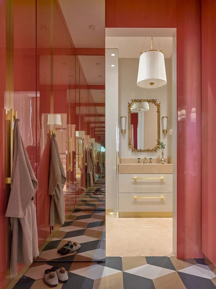 俄罗斯轻奢法式公寓设计丨俄罗斯莫斯科丨Katerina Lashmanova 设计工作室-72