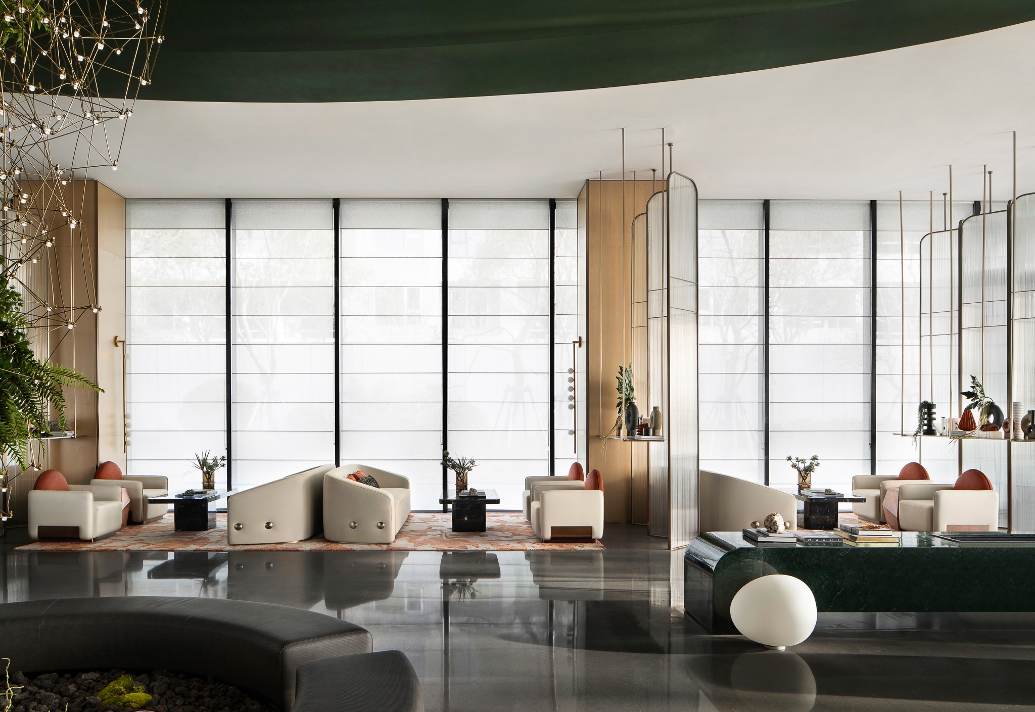 西安招商雍澜湾售楼处丨中国西安丨布鲁盟设计-38