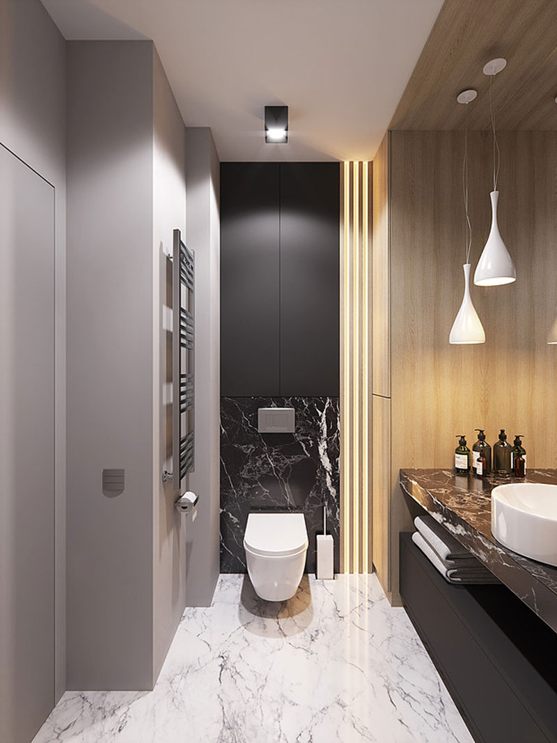 “隐形门”在雅致室内的设计项目丨FonBureau工作室-13