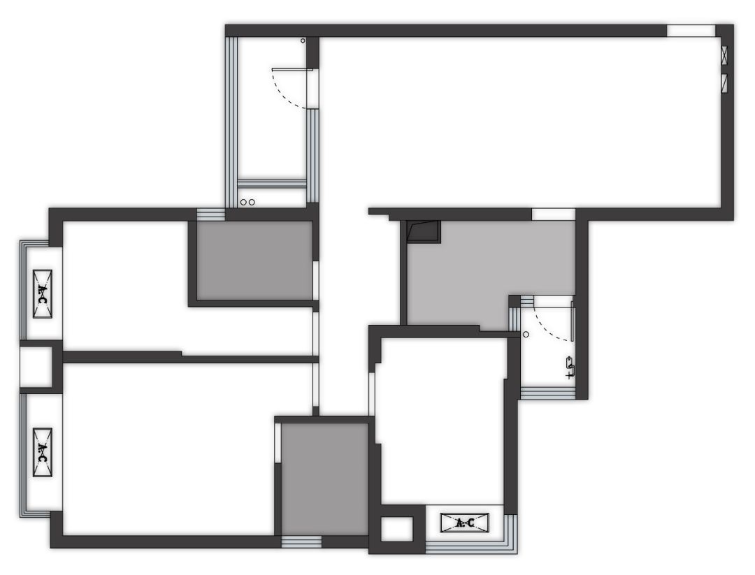 重庆现代风家居 | 三室两厅的简约美学-36