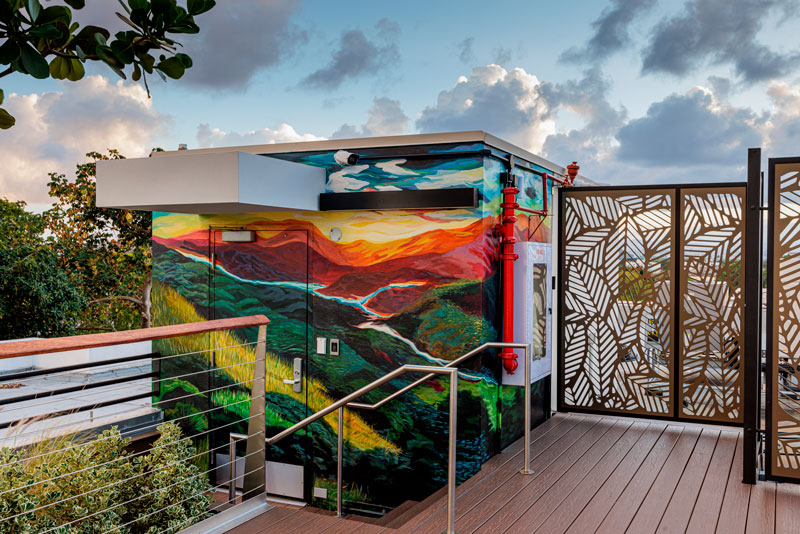 用于工作休息和活动的屋顶空间改造-11