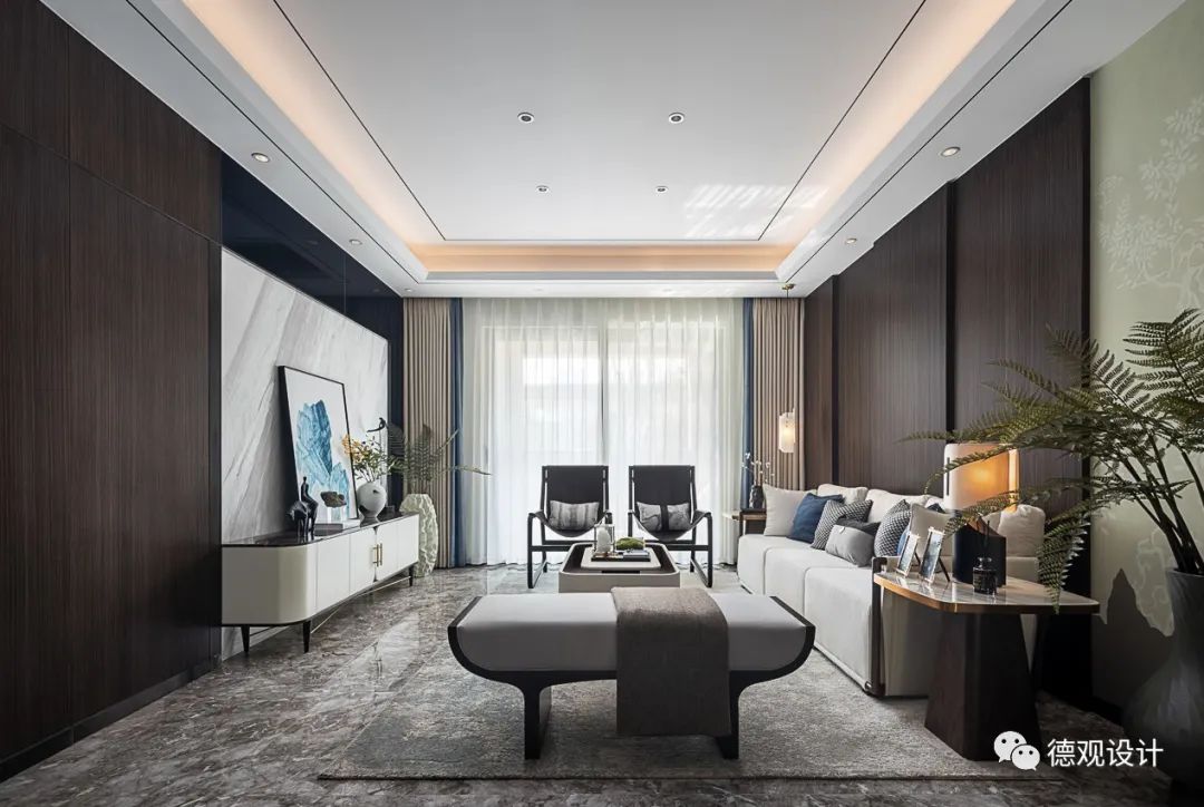 德观设计 | 兴华尚都国际样板间 | 惊艳橙光，写意人文东方-36