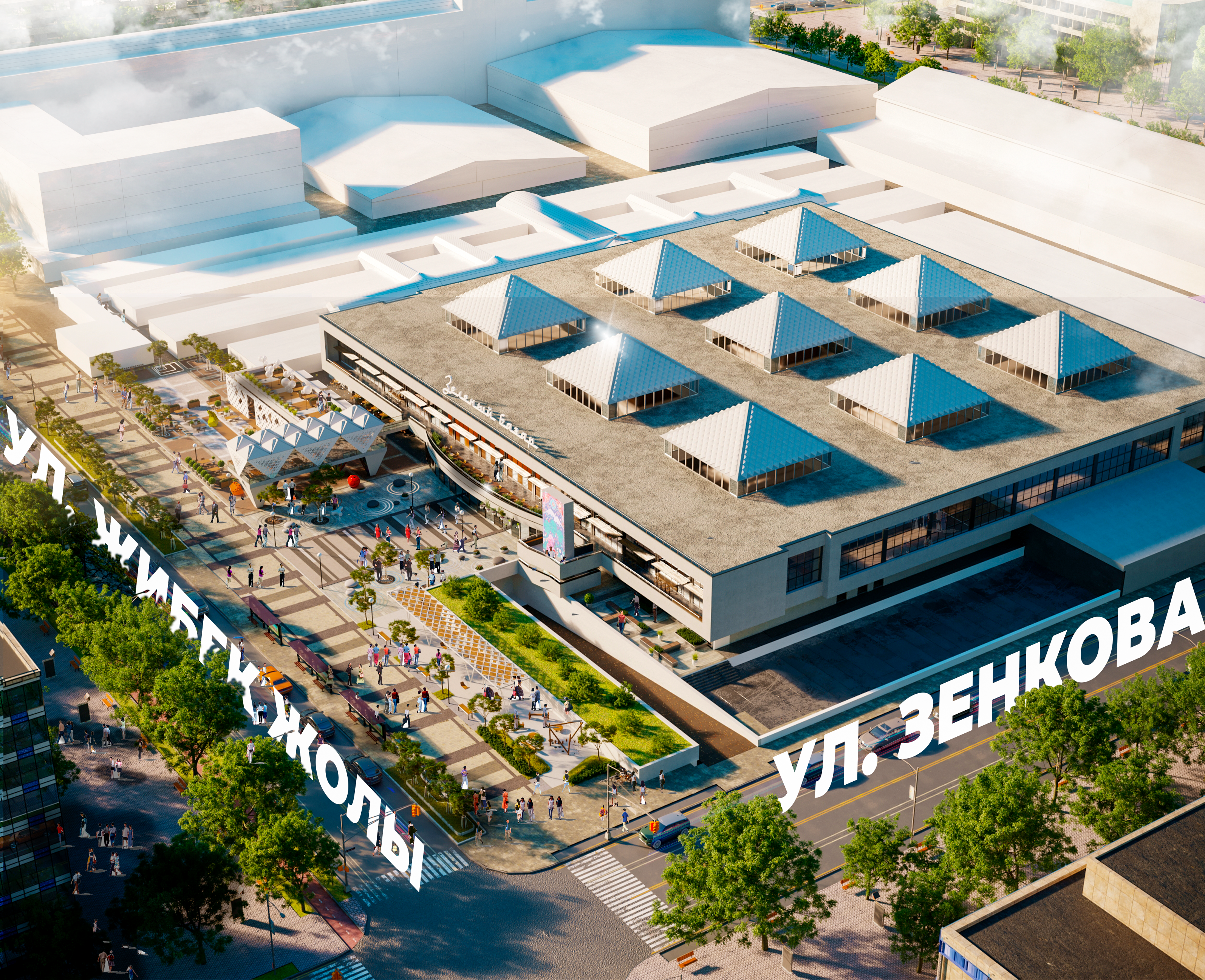 哈萨克斯坦阿拉木图绿色集市改造项目-3