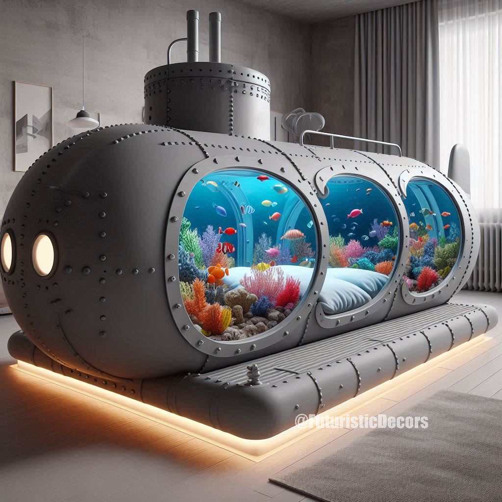 Submarine Aquarium Beds（潜艇水族馆床）-62