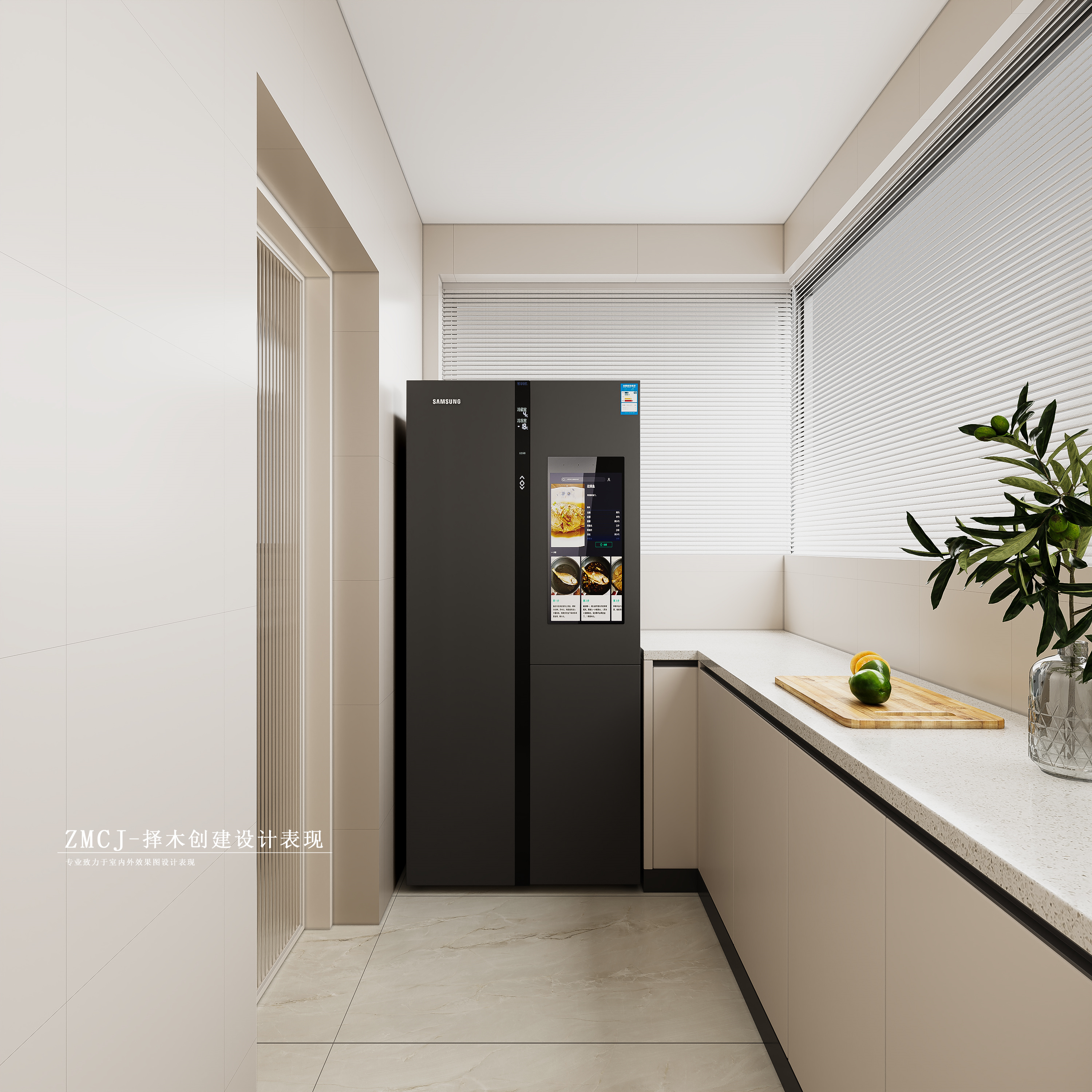 家装-现代客餐厅厨房卧室卫生间-1